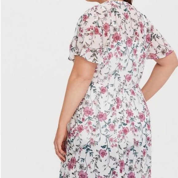 Torrid Lexie Babydoll Chiffon Tunic Size 2X - Picture 2 of 8